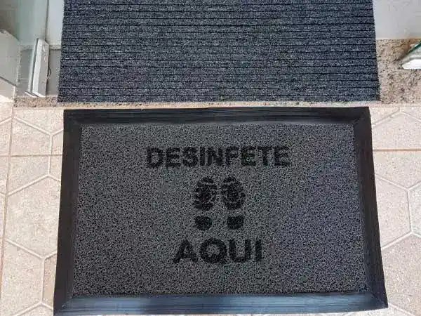 Tapete Sanitizante, Desinfetante, Pedilúvio Capachos Forte SP