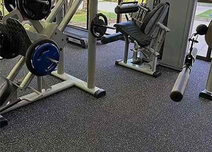 Piso de borracha para academias Capachos Forte SP